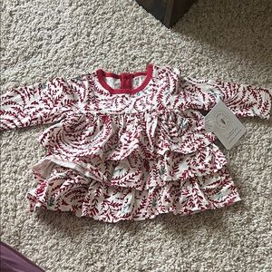 Burt's Bees Red and White Kids Dress